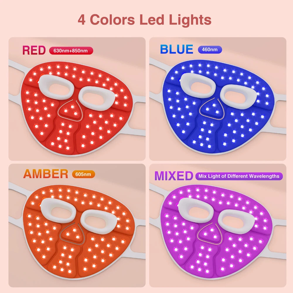 M500S LED Mask Device Skin Care Tool Best Gift for lovers, parents, and friends